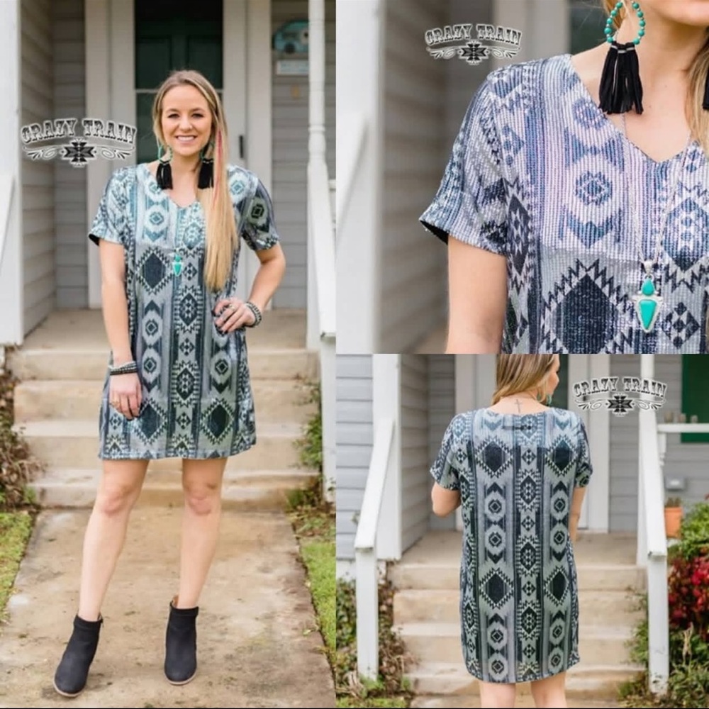 Women's Crazy Train Midnight Howler Dress NWT